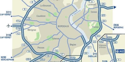ბორდო საგზაო რუკა